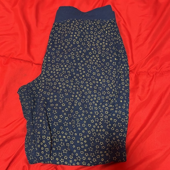 Navy-blue with golden stars pjs - Picture 2 of 5